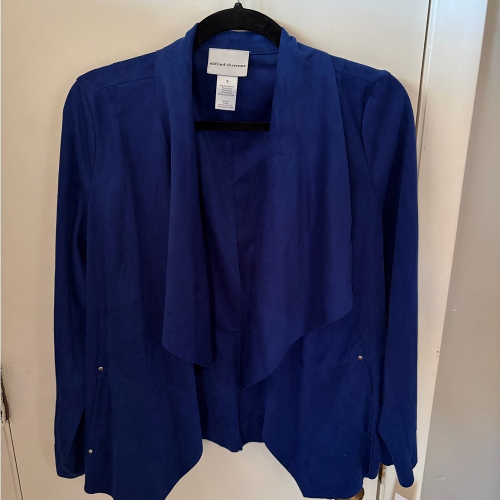Alfred Dunner Women's Royal Blue Blazer